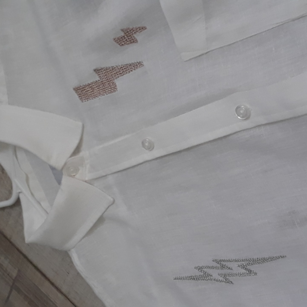 Rails..Charlie..White Lightning Linen Blouse - image 2